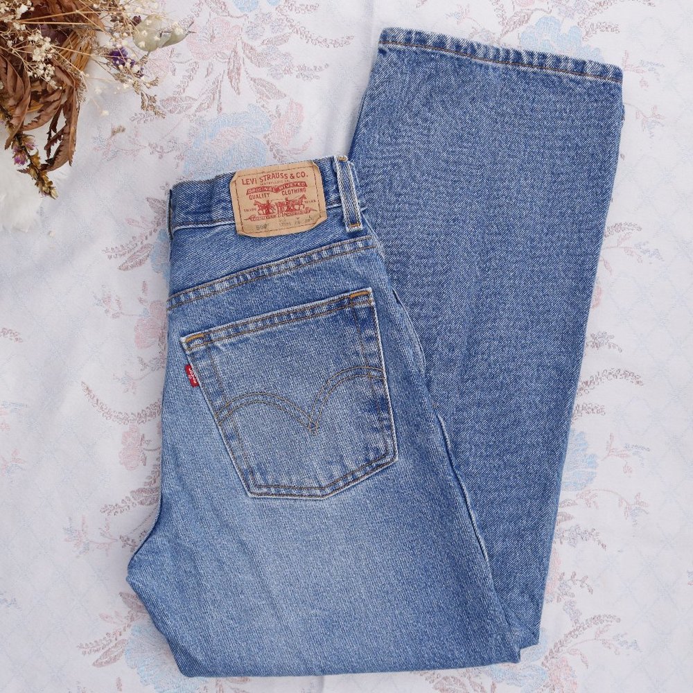 ⋆ levi's high rise straight fit